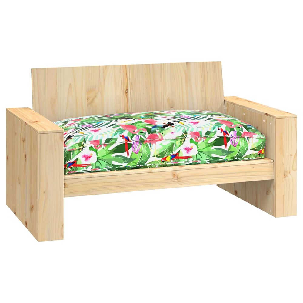 Coussin tissu oxford multicolore 120 x 80 x 12 cm