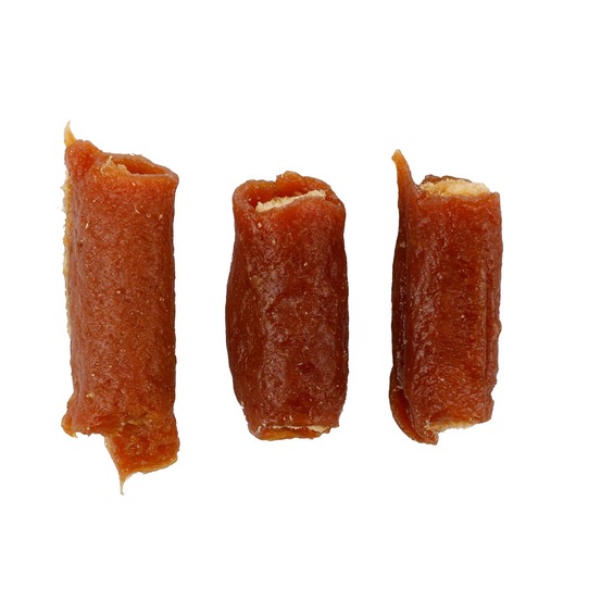 Friandises cigare avec poulet et riz