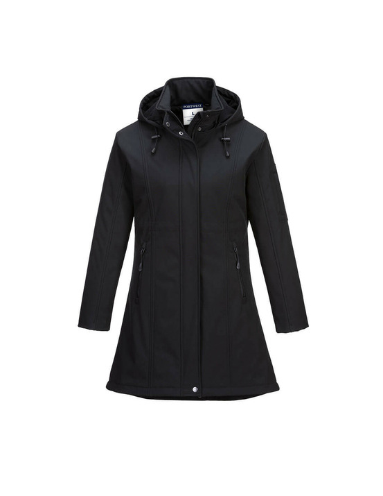 Veste softshell carla couleur : noir taille xs - portwest