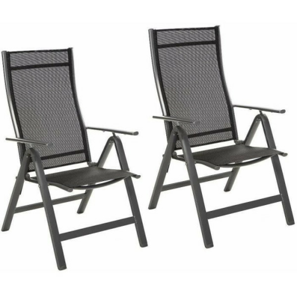 Chaise de jardin 2pcs - fieldmann - fdzn 5018