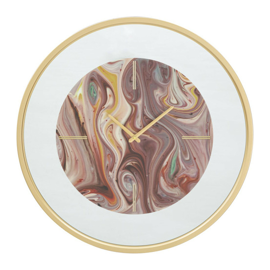 Horloge murale en verre