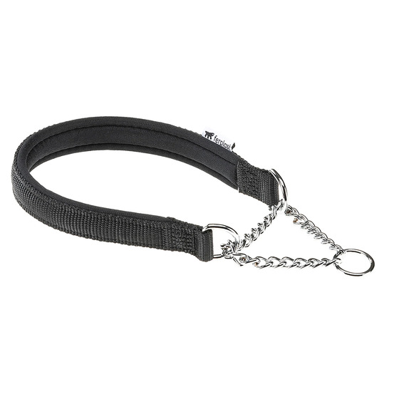 Ferplast collier semi-étrangleur pour chien, en nylon, rembourré, anti-traction, pour le dressage canin, taille l (tour de cou