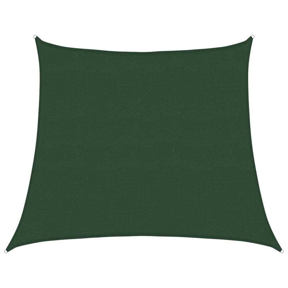 Voile d'ombrage 160 g/m² vert foncé 4/5x4 m pehd