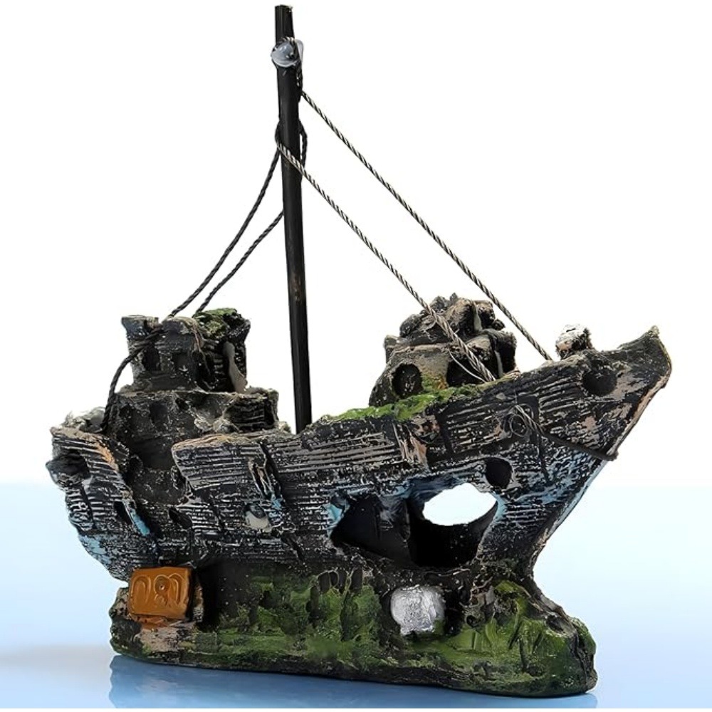 Accessoires navire pour aquarium