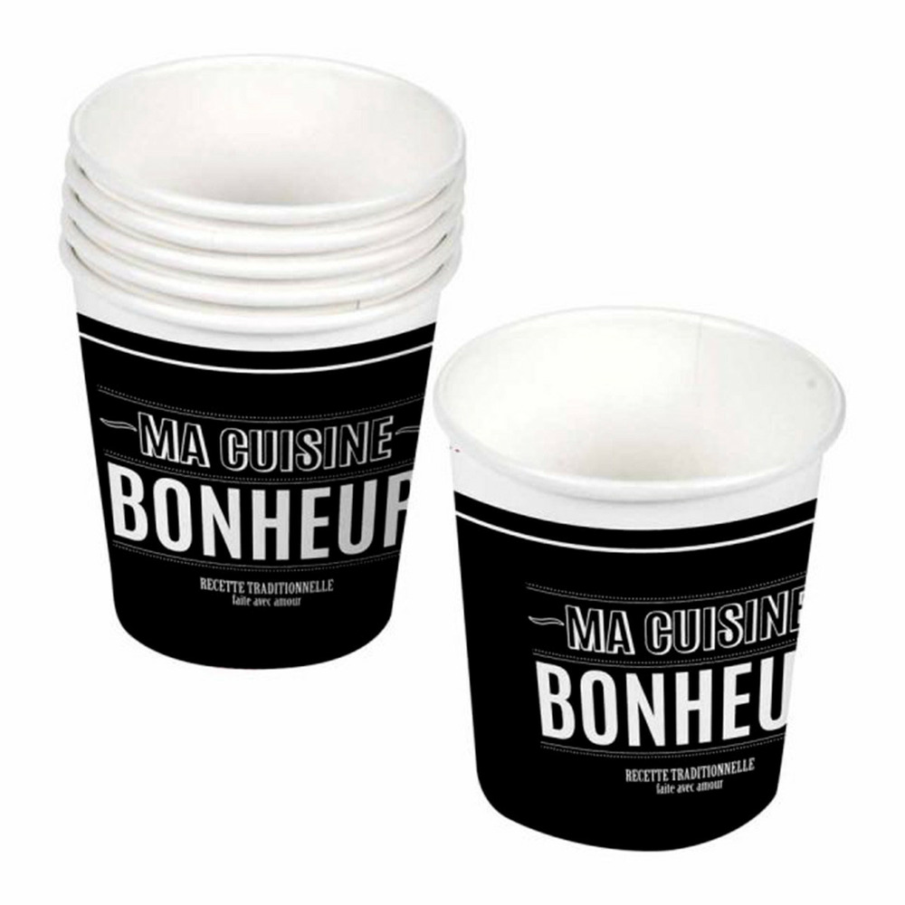 Lot de 10 gobelets en carton 