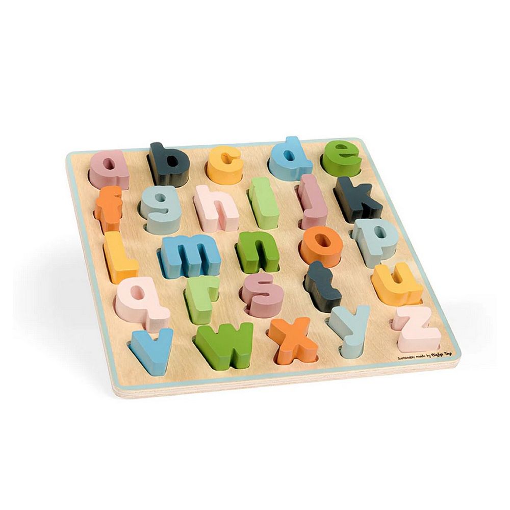Puzzle encastrement alphabet minuscules en bois