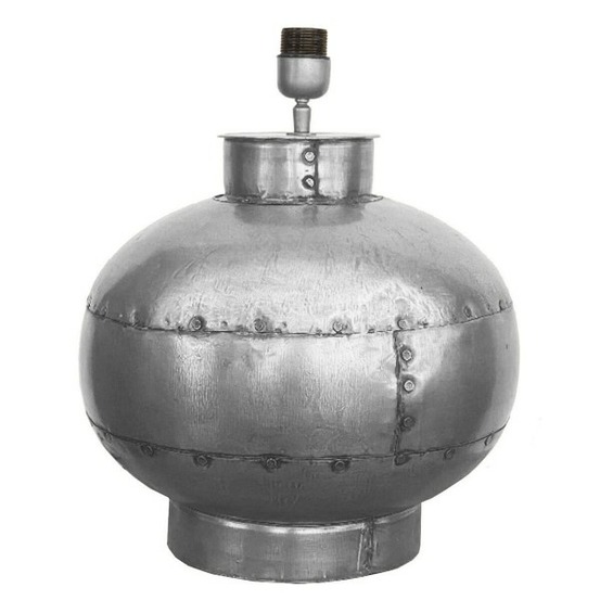 Lampe de bureau argenté laiton 50 w (36 x 36 x 43 cm)