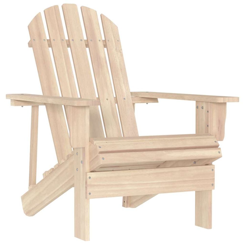 Chaise de jardin adirondack bois de sapin massif