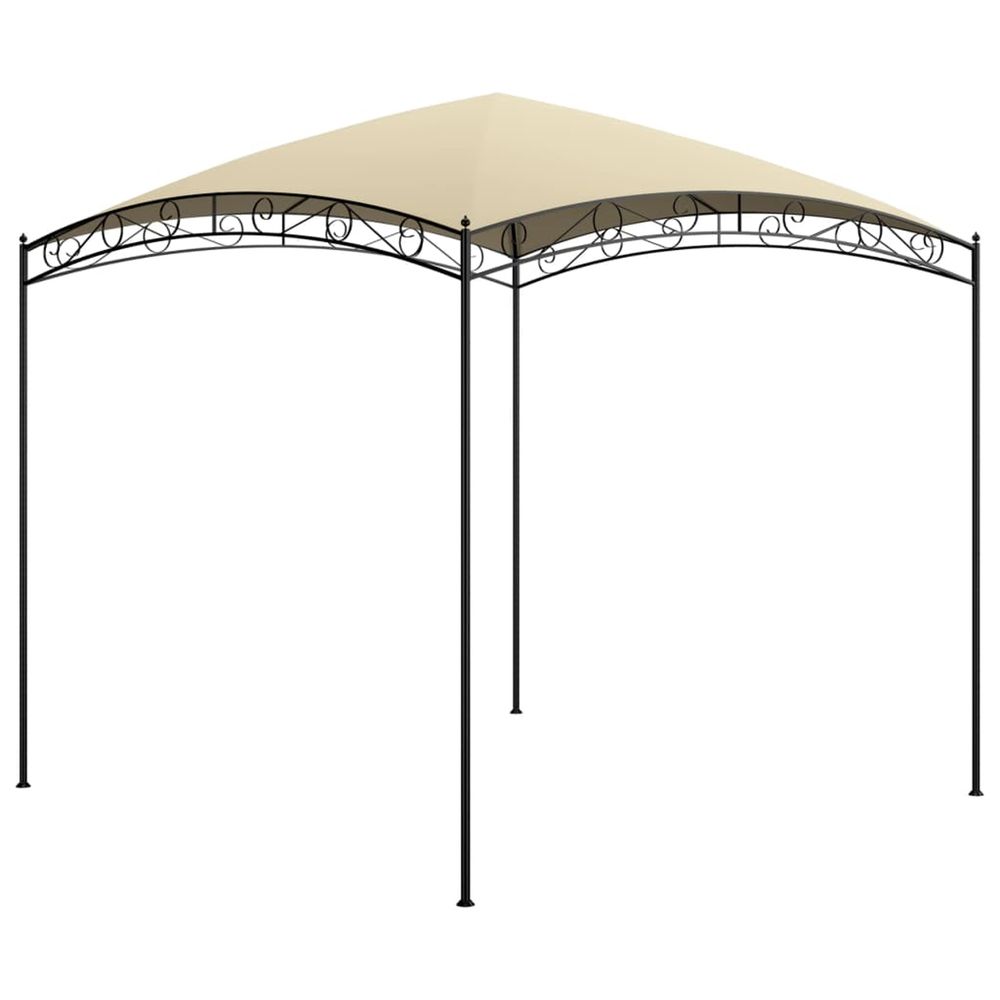 Belvédère 3x3x2,65 m crème 180 g/m²