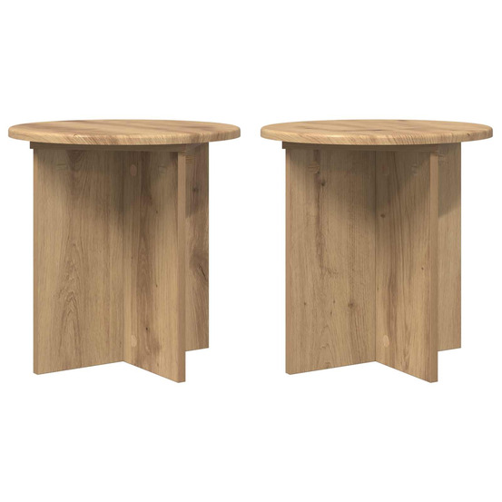 Support de plante 2 pcs chêne artisanal 40 x 40 x 40 cm