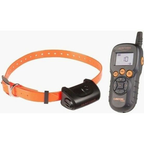 Collier de dressage canicom 5.500 - portée de 500 m - pour 1 chien ou 2 chiens -