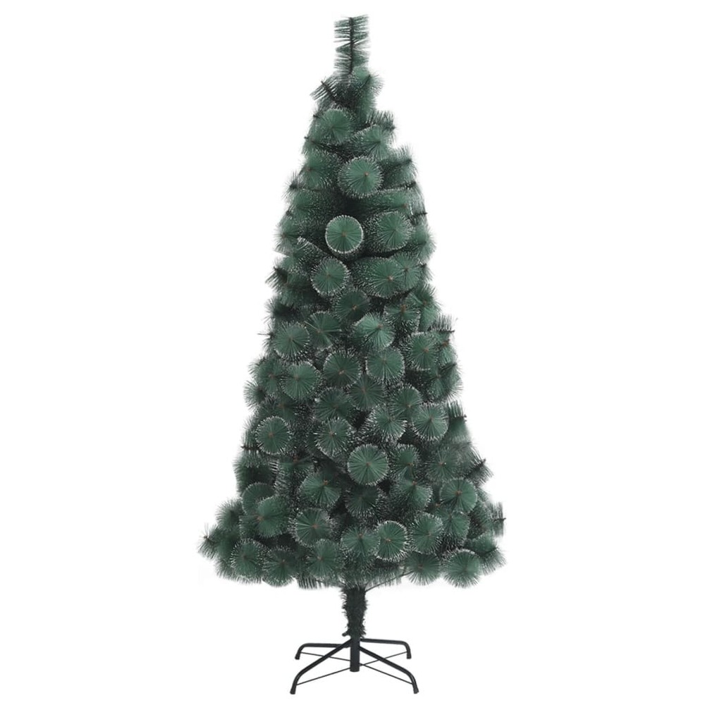 Sapin de noël artificiel avec support vert 150 cm pet