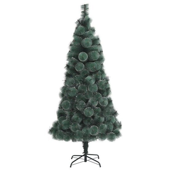 Sapin de noël artificiel avec support vert 150 cm pet