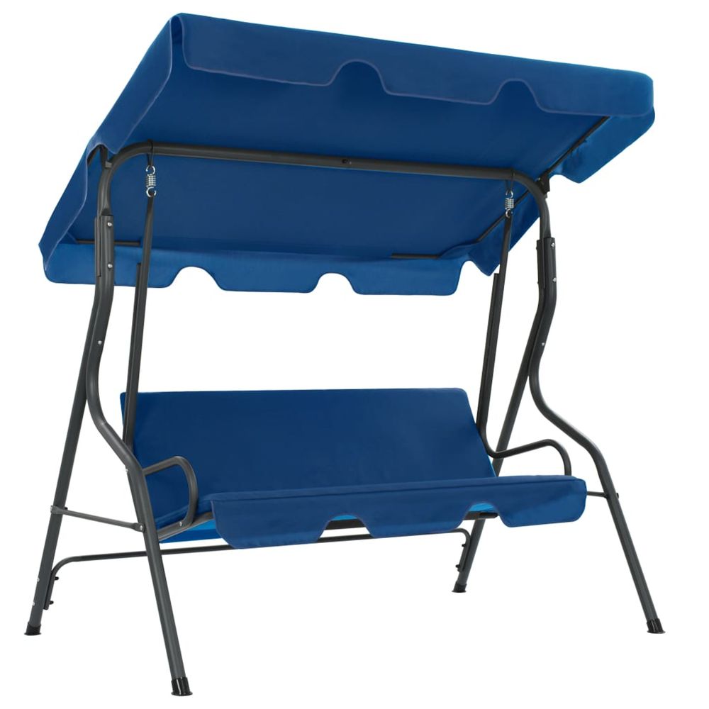 BALANCELLE DE JARDIN BLEU FONC-(865869)