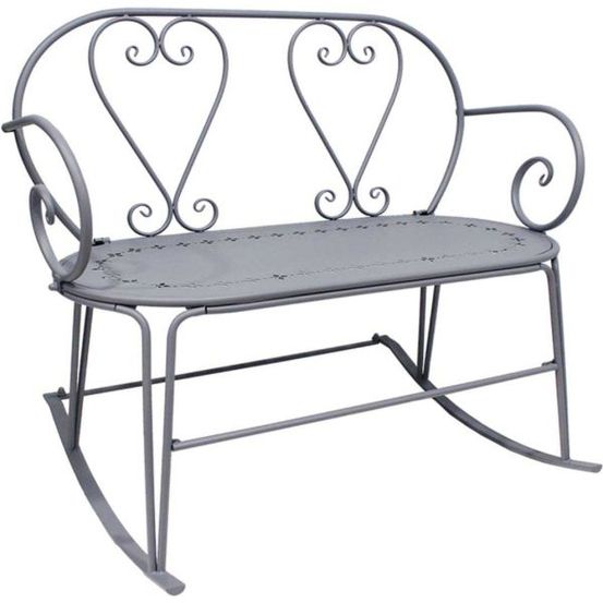 Banc à bascule en fer belle époque