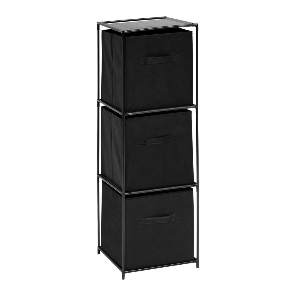 5five - etagère 3 niveaux mix'n modul noir