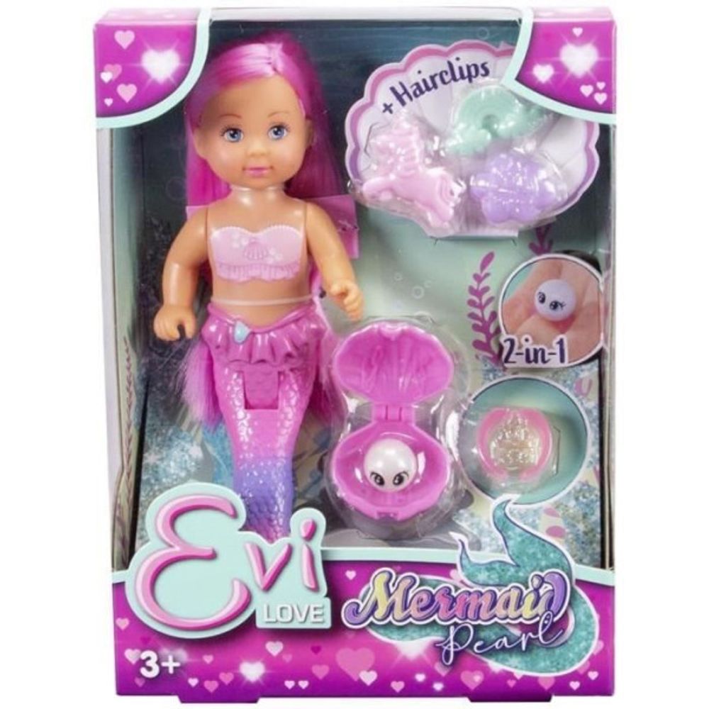 Simba - evi love - sirene et sa perle -poupée mannequin
