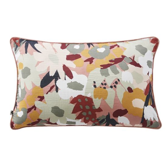 Coussin dehoussable en gaze de coton leane