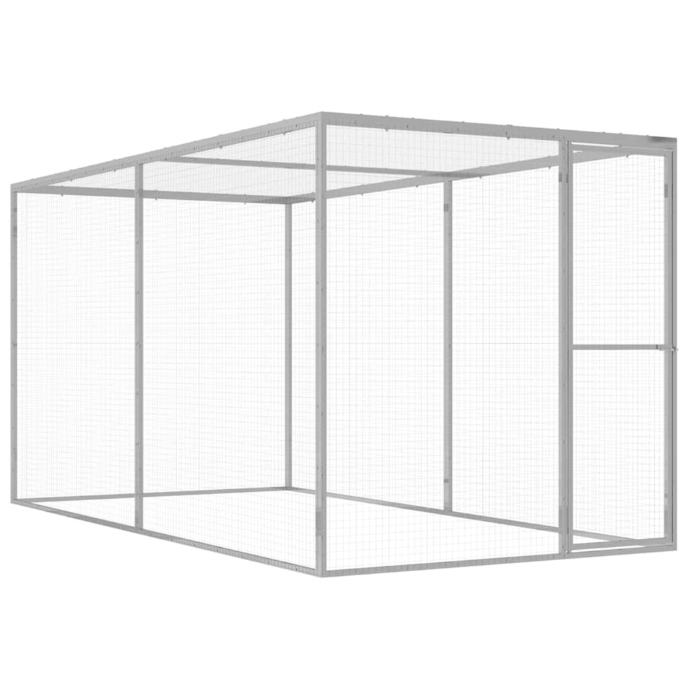 Cage pour animaux 3x1,5x1,5 m Acier