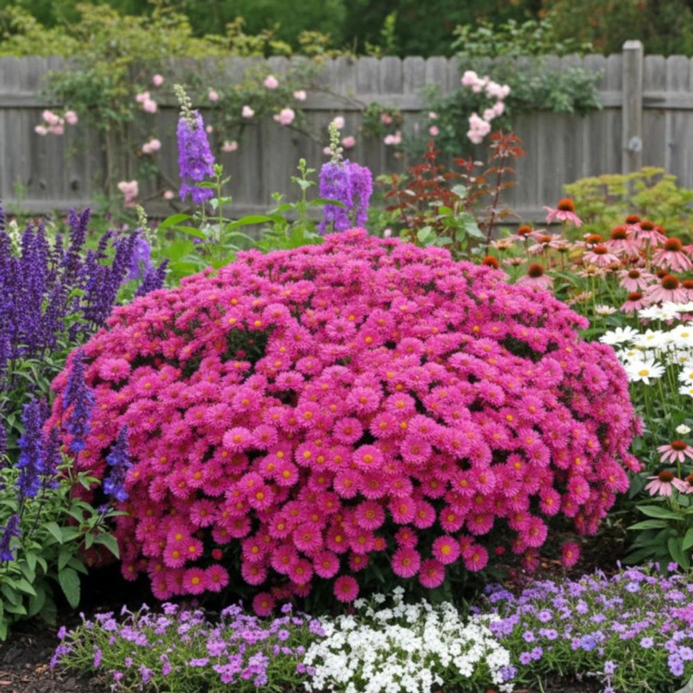 Aster d'automne jenny, aster dumosus lot de 3 godets