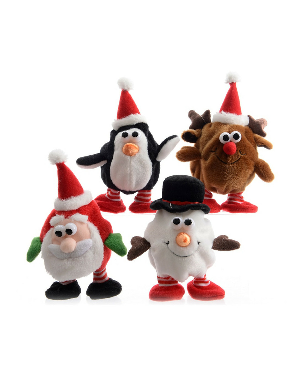 Figurine de noël 13x10x16cm modèles assortis