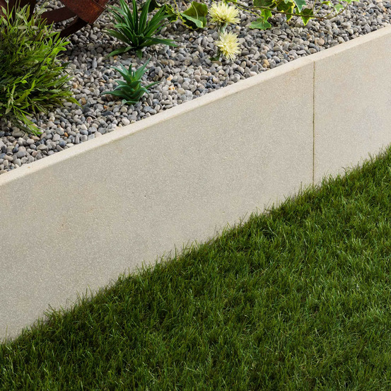 Bordure de jardin pierre de l'atlas beige 100x35x3 cm (à l'unité) - ro'ma nature