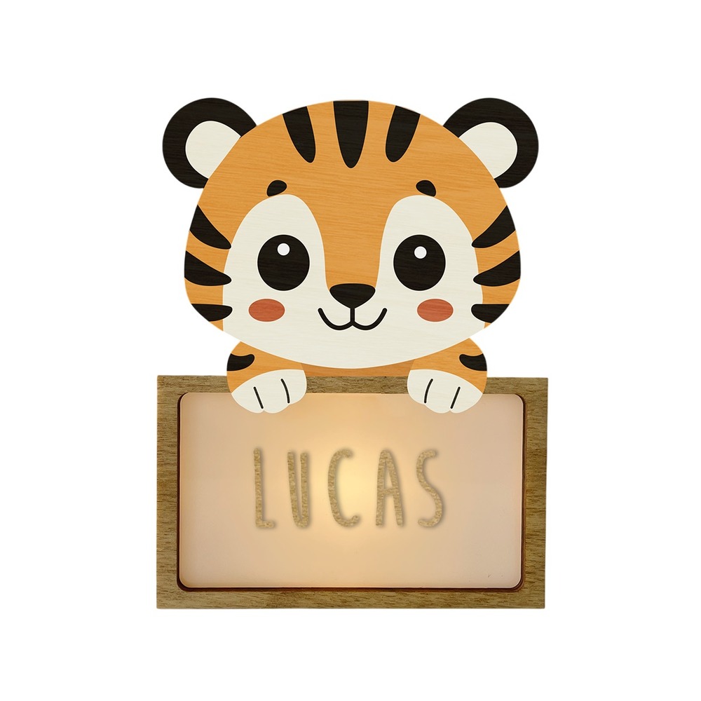 Lampe à poser personnalisable - tigre