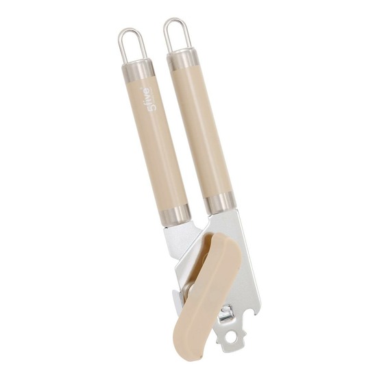 5five - ouvre-boîte solstice h20,5cm beige en inox