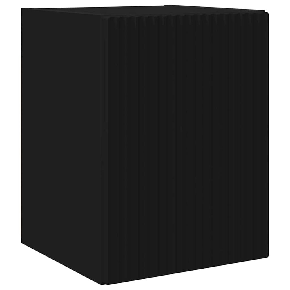 Meuble tv mural 30 x 31 x 40 cm noir bois d'ingénierie