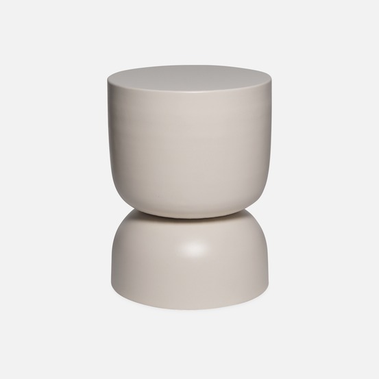 Table d'appoint, bout de canapé, table de chevet en métal, madi, ø32 x h 42cm