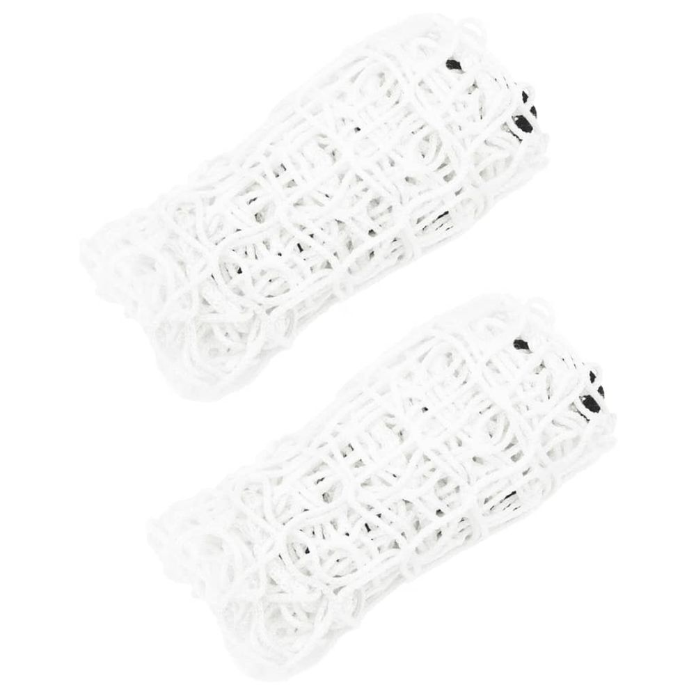 Filets à foin 2 pcs rectangulaire blanc 90x60 cm pp