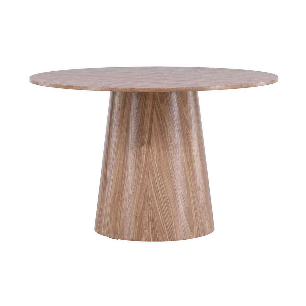 Table repas ronde 120 cm lanzo marron