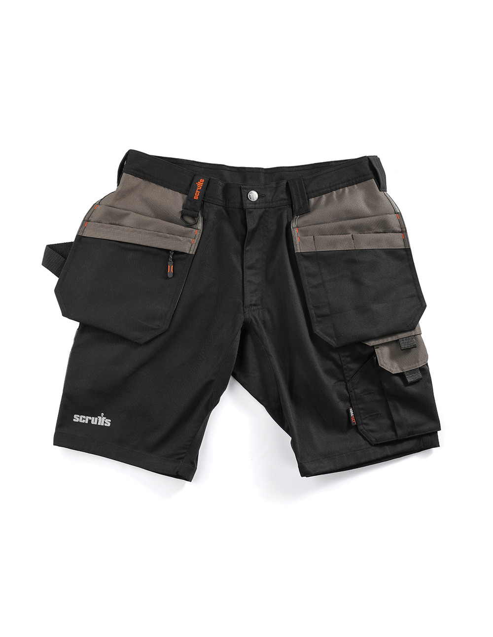 1 short noir worker plus holster - taille 40 - scruffs