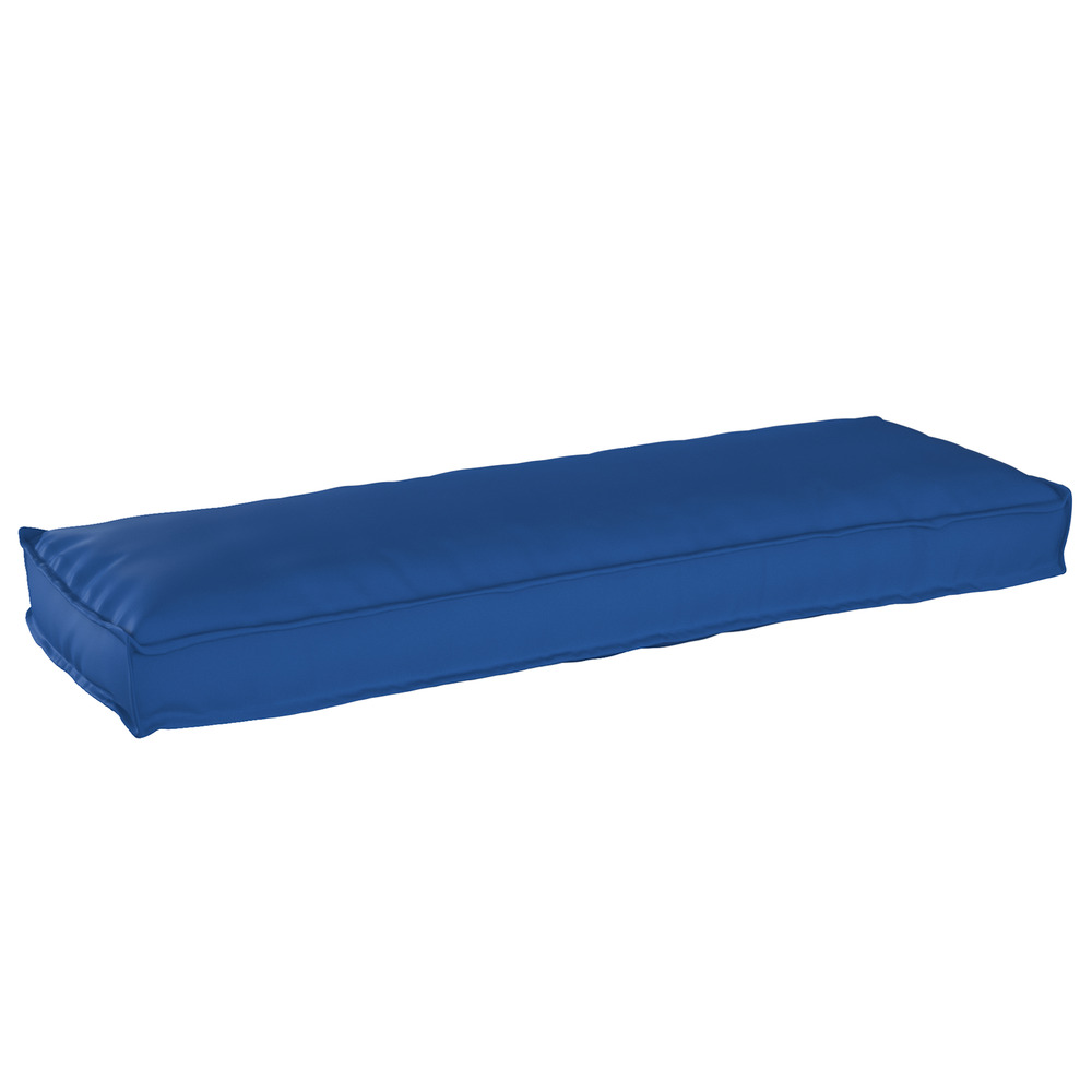 Coussin de banc bleu royal 120x40x8 cm en tissu oxford