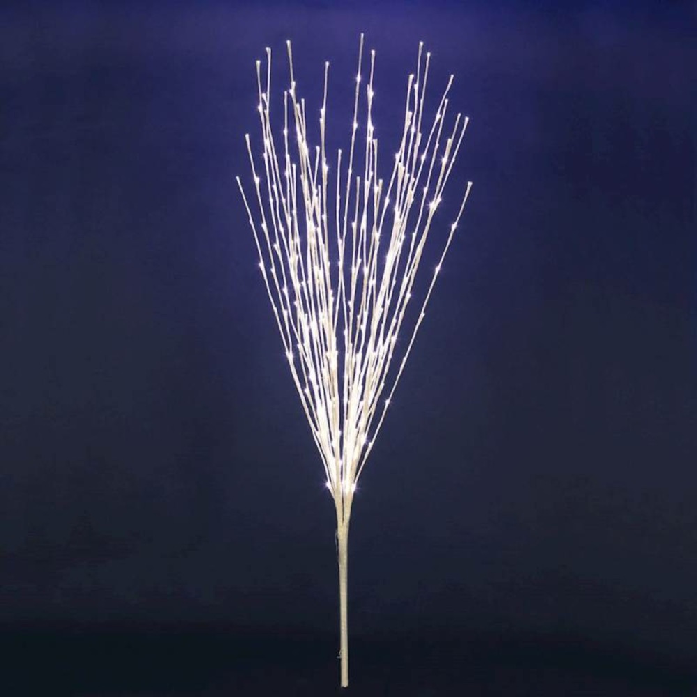Branche lumineuse 180cm 288 led blanc chaud tronc blanc