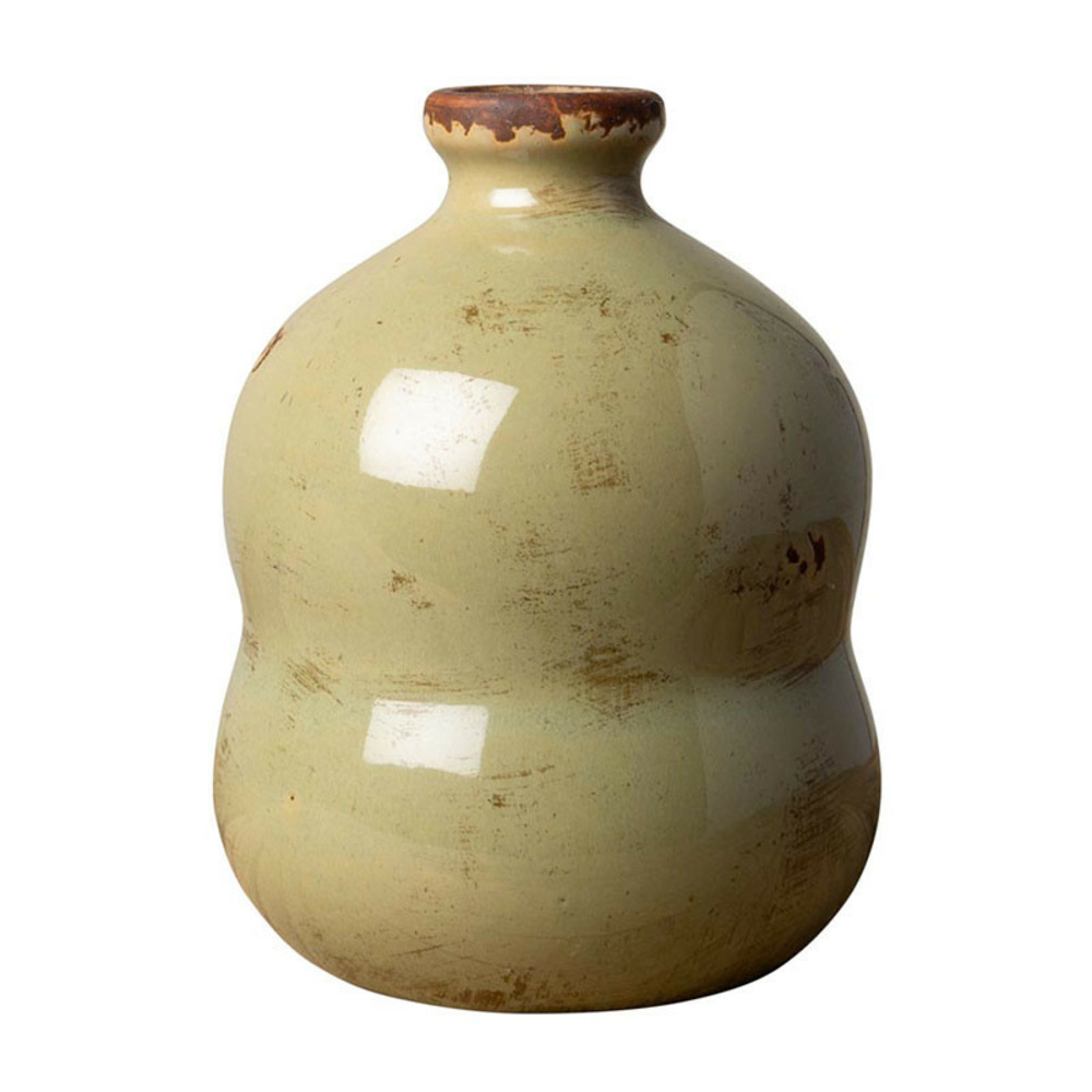 Vase bulles lichen céramique 13x9cm