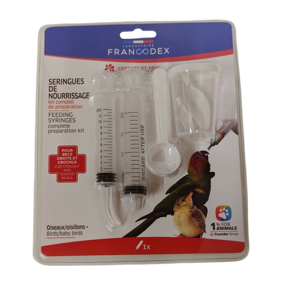 Seringue de nourrissage pour oiseaux et oisillons