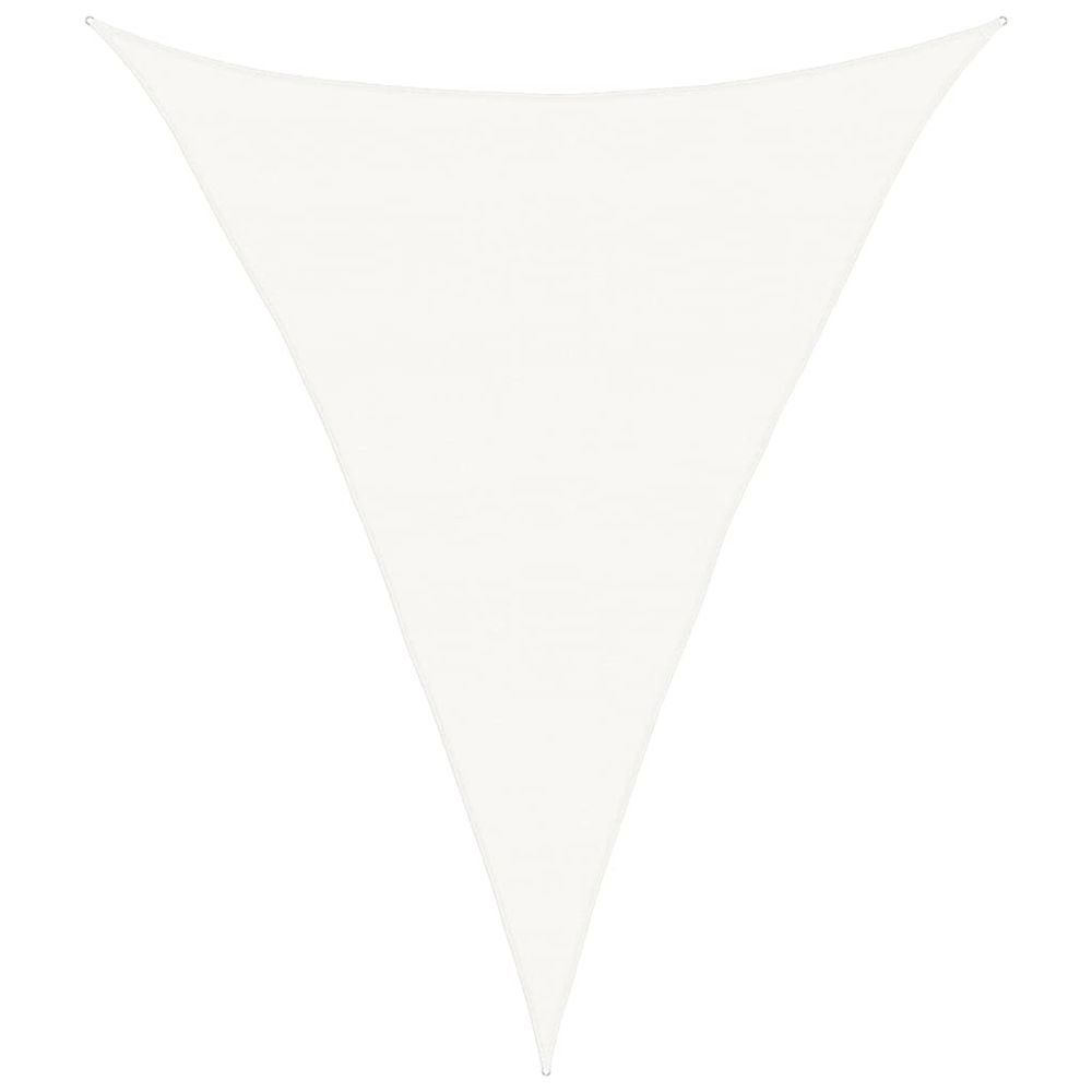 Voile d'ombrage 160 g/m² blanc 5x6x6 m pehd