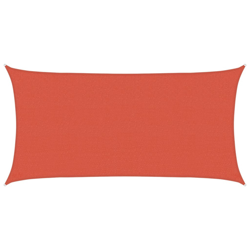 Voile d'ombrage 160 g/m² terre cuite 2,5x4,5 m pehd
