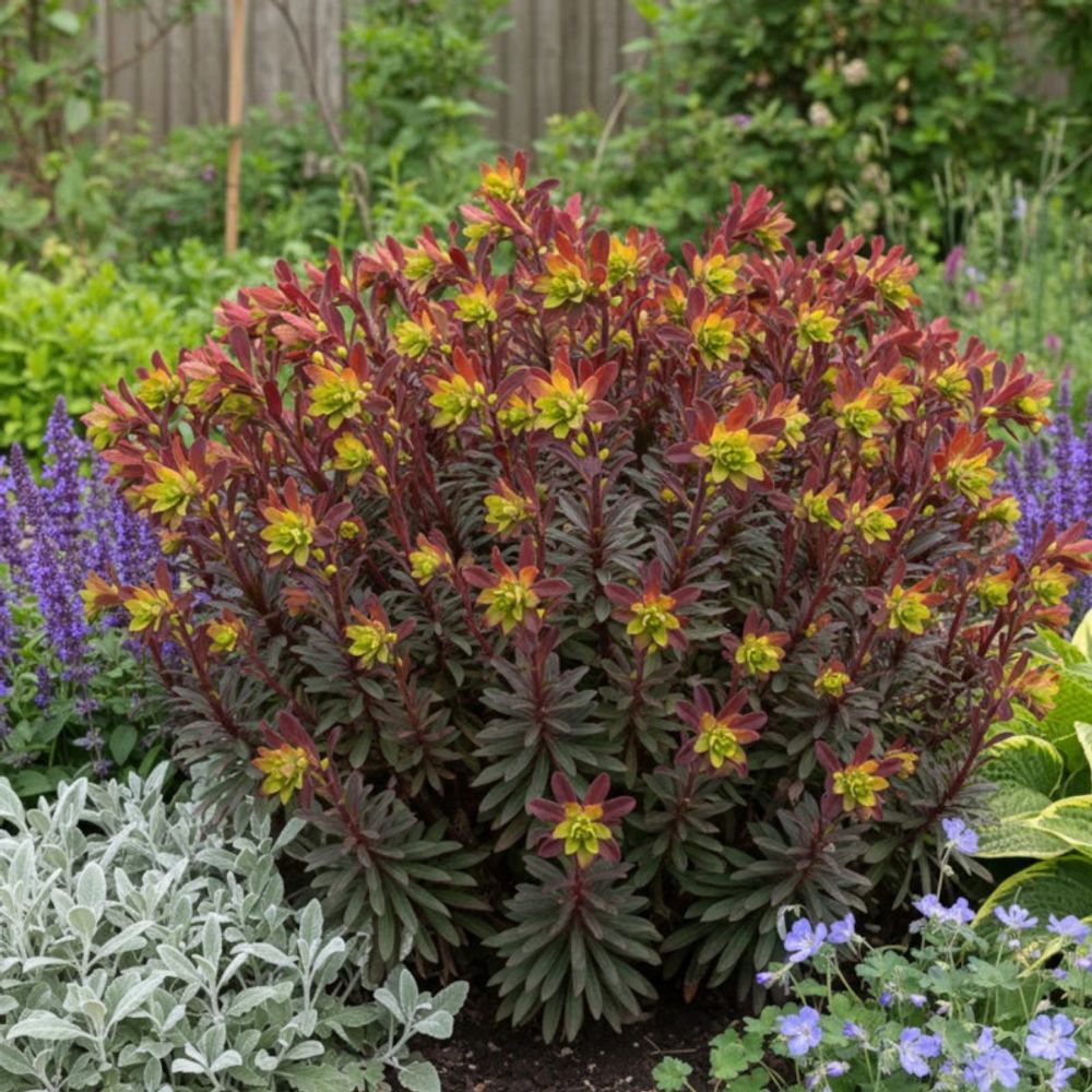 Euphorbe des bois purpurea lot de 9 godets