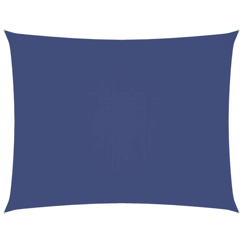 Voile de parasol tissu oxford rectangulaire 2,5x3,5 m bleu