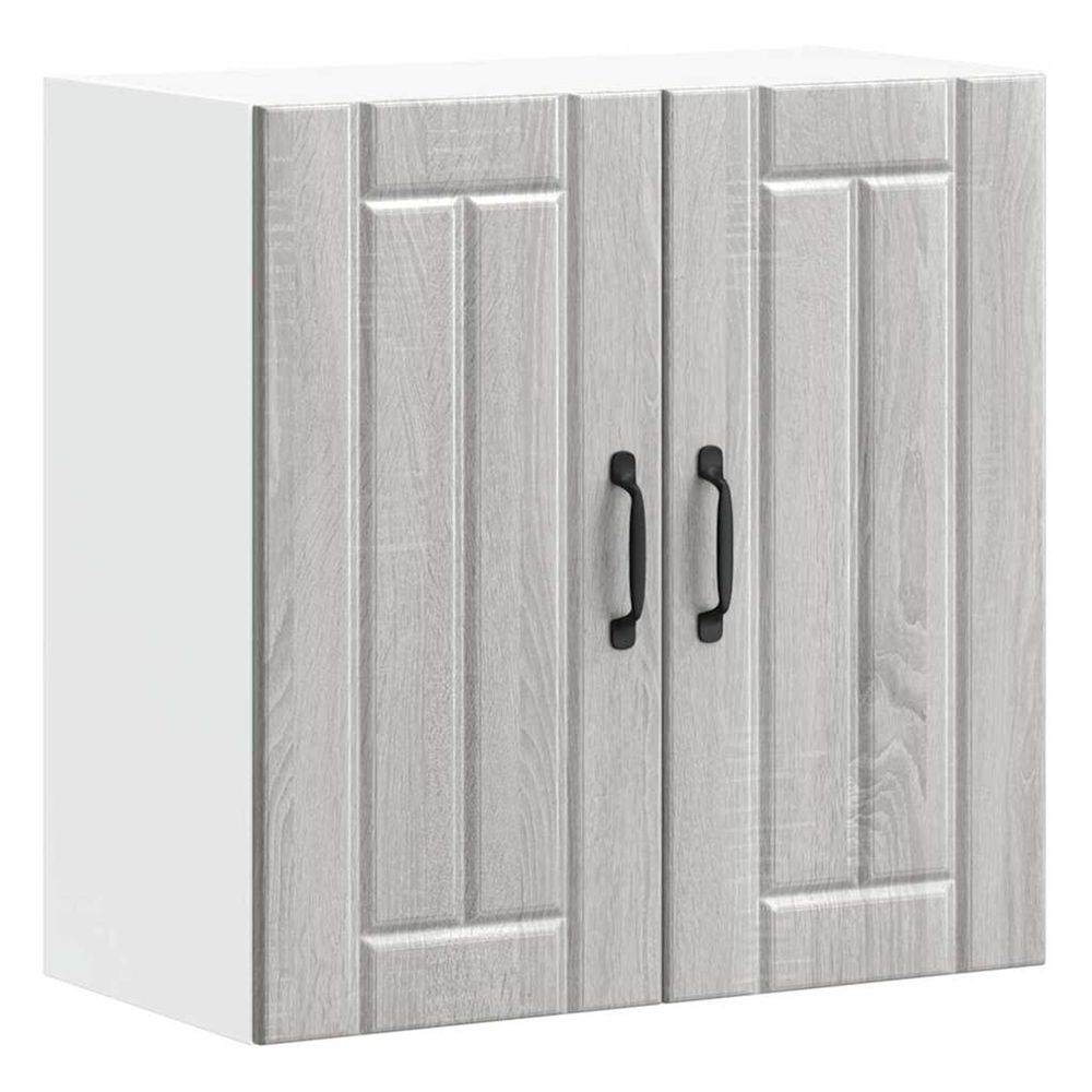 Armoire murale de cuisine lucca sonoma gris bois ingénierie