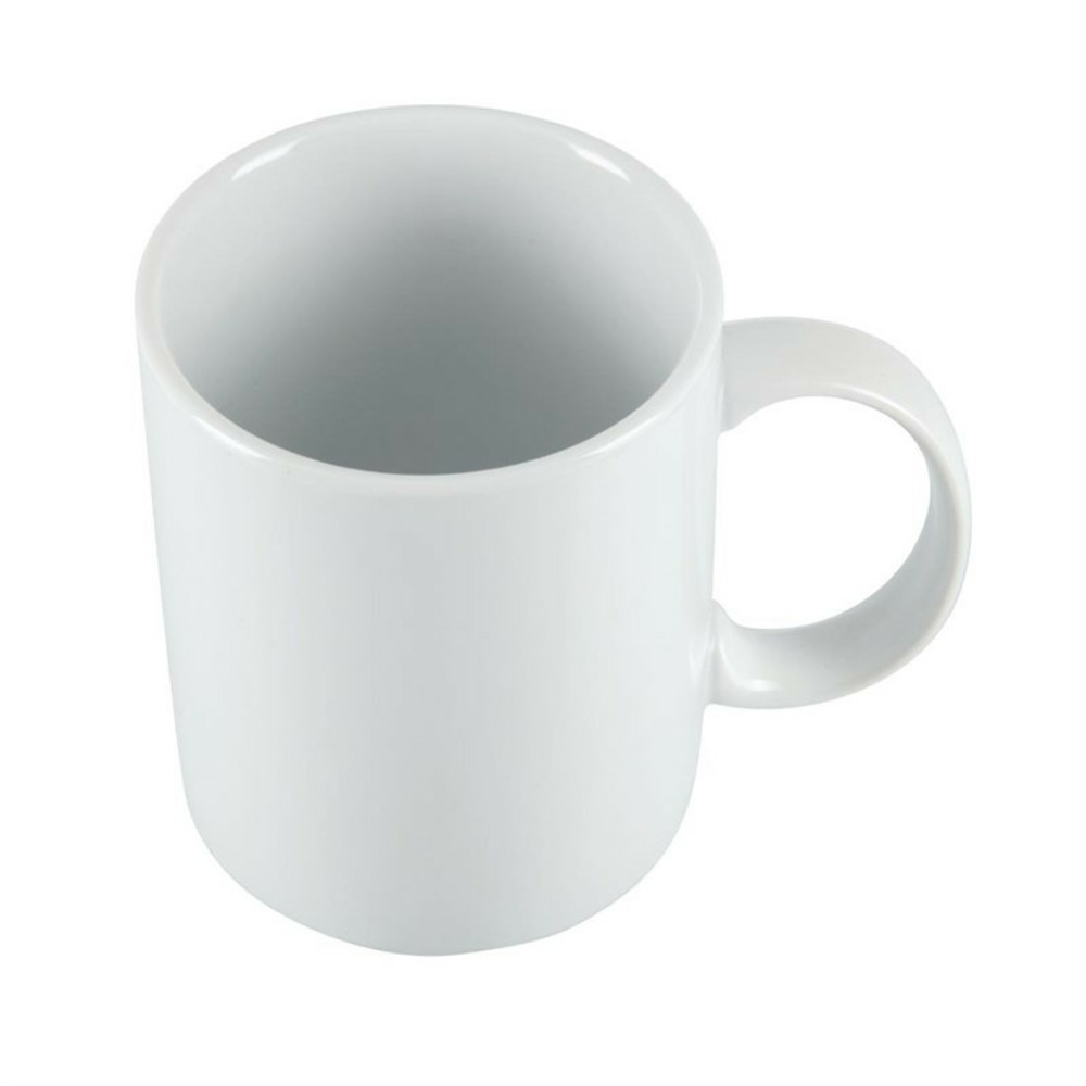 Mug blanc 284ml whiteware lot de 12 olympia