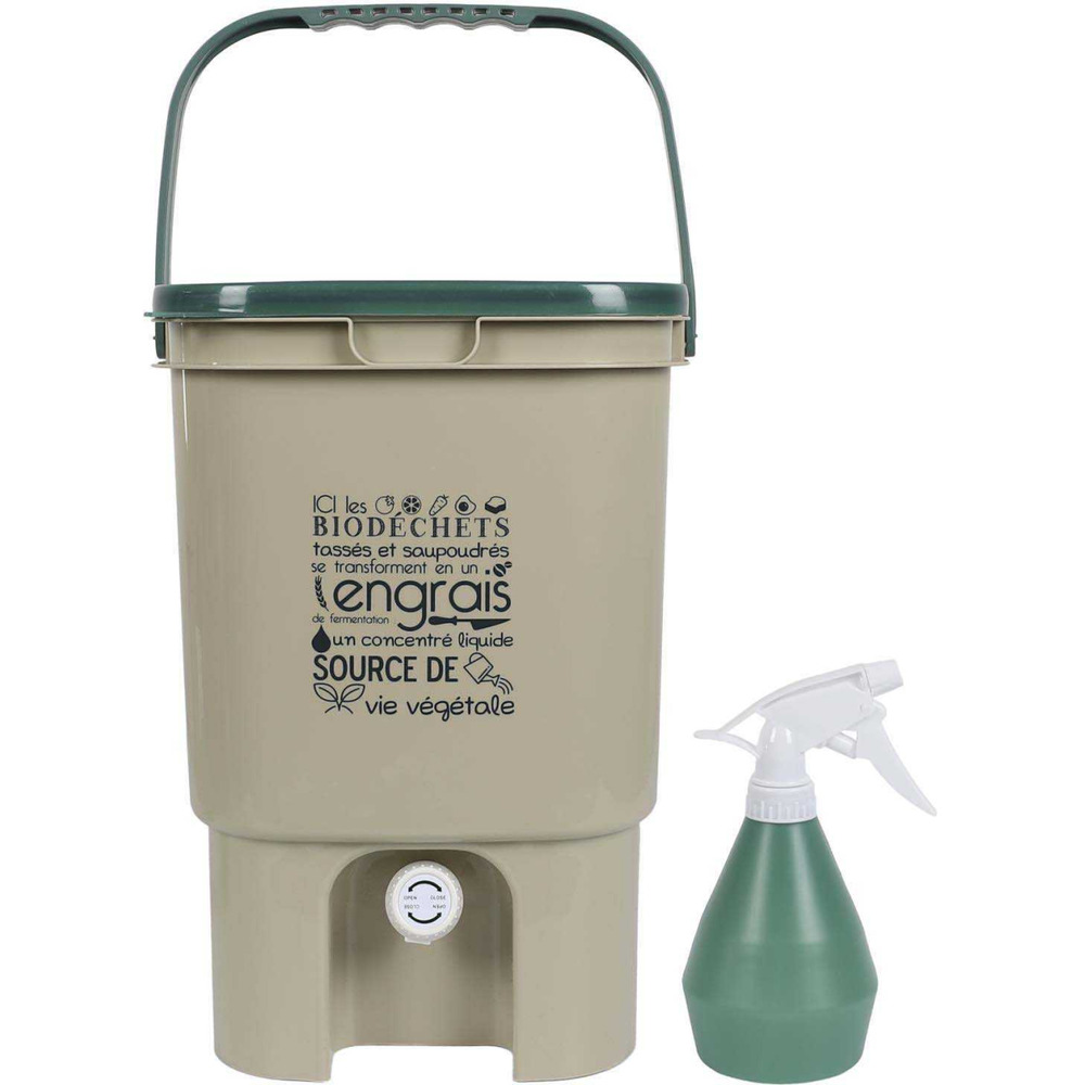 Composteur de cuisine avec robinet biodéchets