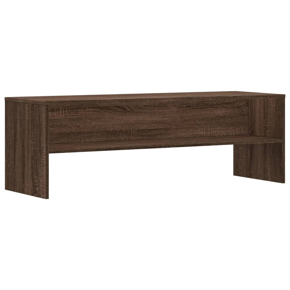 Meuble tv chêne marron 120x40x40 cm bois d'ingénierie