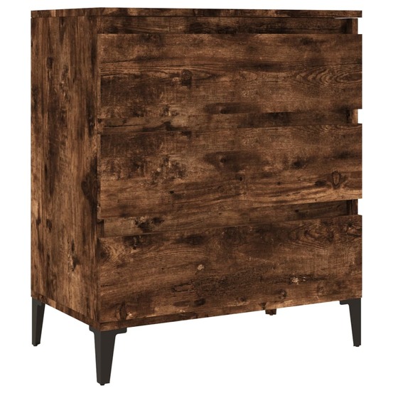 Buffet bahut commode armoire meuble de rangement organisateur cuisine salle de séjour salon 60 x 35 x 70 cm bois d'ingénierie