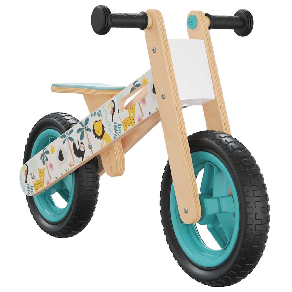 Vélo d'équilibre pour enfants imprimé bleu