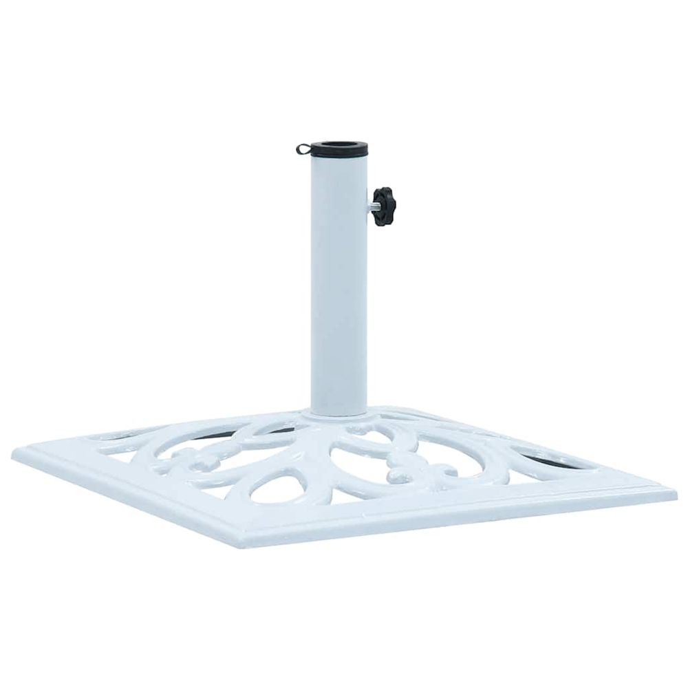 Socle de parasol Blanc 12 kg 49 cm
