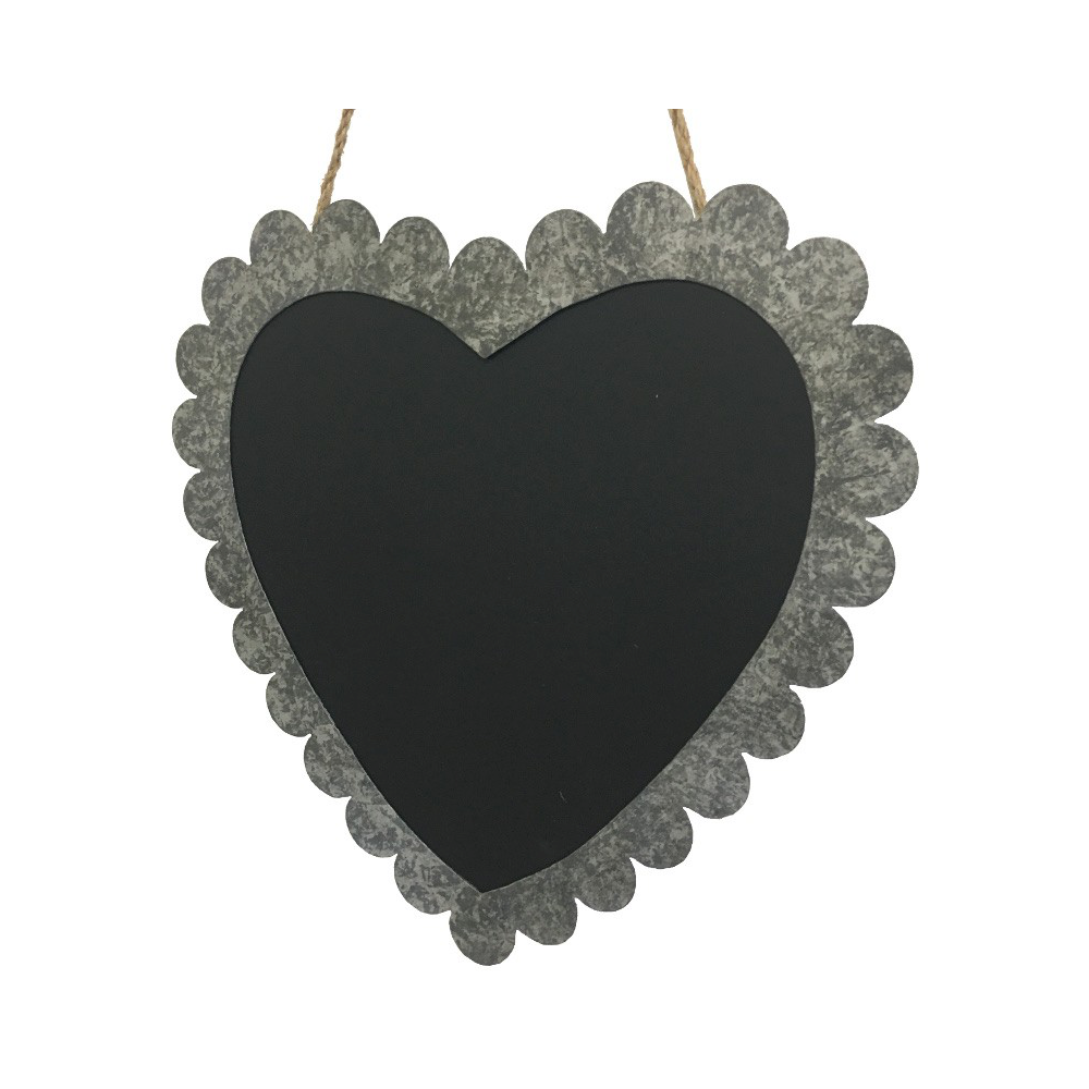 Cadre mural ardoise cœur - pm
