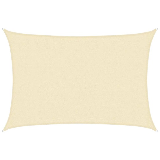 Voile d'ombrage 160 g/m² crème 2,5x3,5 m pehd
